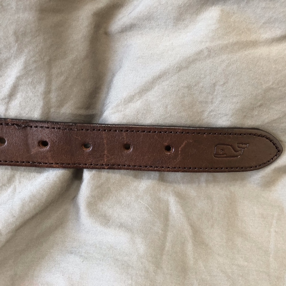 Vineyard Vines Mens Leather Belt 32